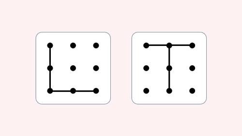 複数の線で構成される点描写の画像
